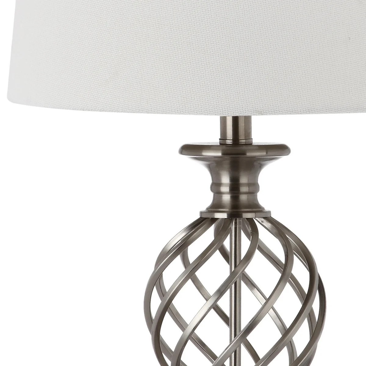 Safavieh Lattice 26.75-Inch H Urn Table Lamp Set Of 2 - Nickel - Image 3