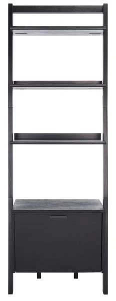 Safavieh Lavina 3 Shelf 1 Door Etagere - Black - Image 2