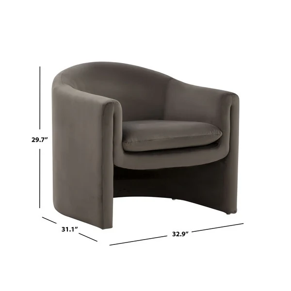 Safavieh Laylette Accent Chair - Dark Gray - Image 3