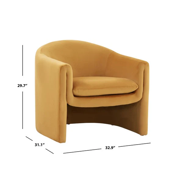 Safavieh Laylette Accent Chair - Pumpkin - Image 3
