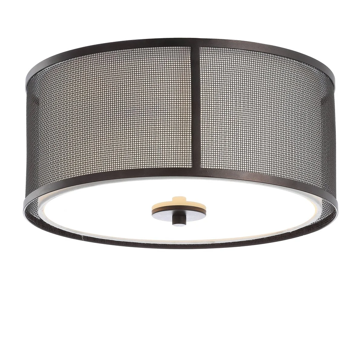 Safavieh Layne Flush Mount - Dark Grey - Image 3