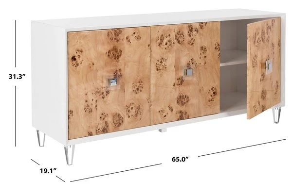 Safavieh Lazaro Cabinet - White - Image 3