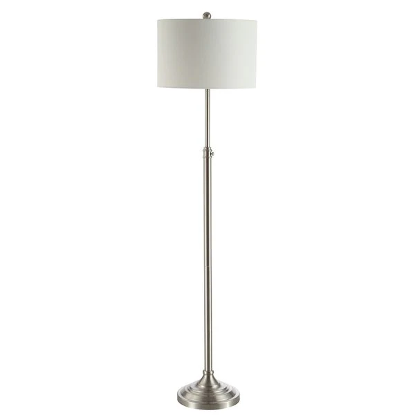 Safavieh Leeland Floor Lamp - Brush Nickel - Image 2