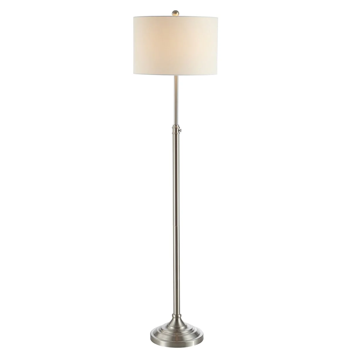 Safavieh Leeland Floor Lamp - Brush Nickel - Image 3