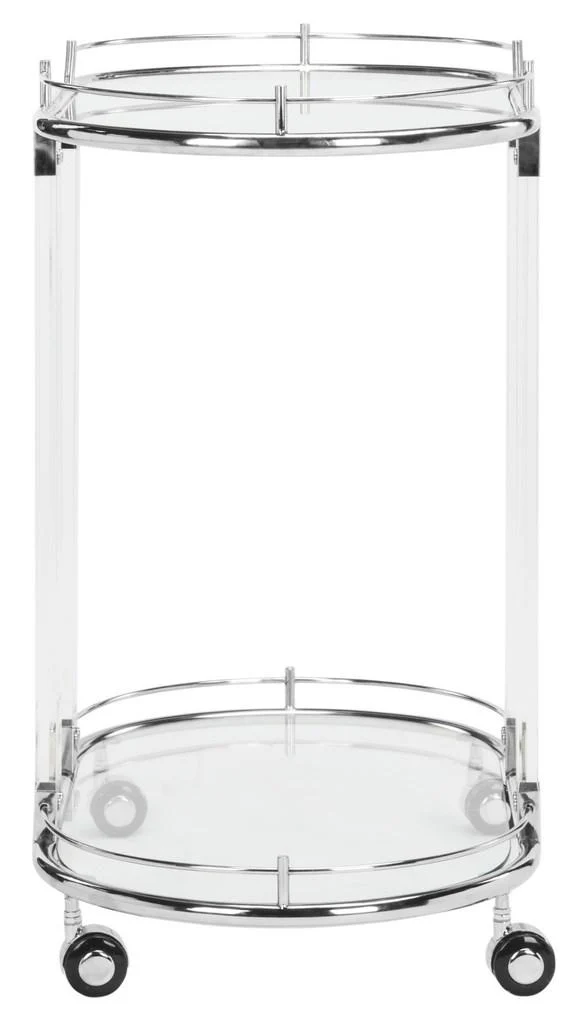 Safavieh Lennon Bar Trolley - Silver - Image 4