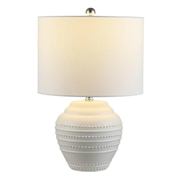 Safavieh Lenon Ceramic Table Lamp - White - Image 2