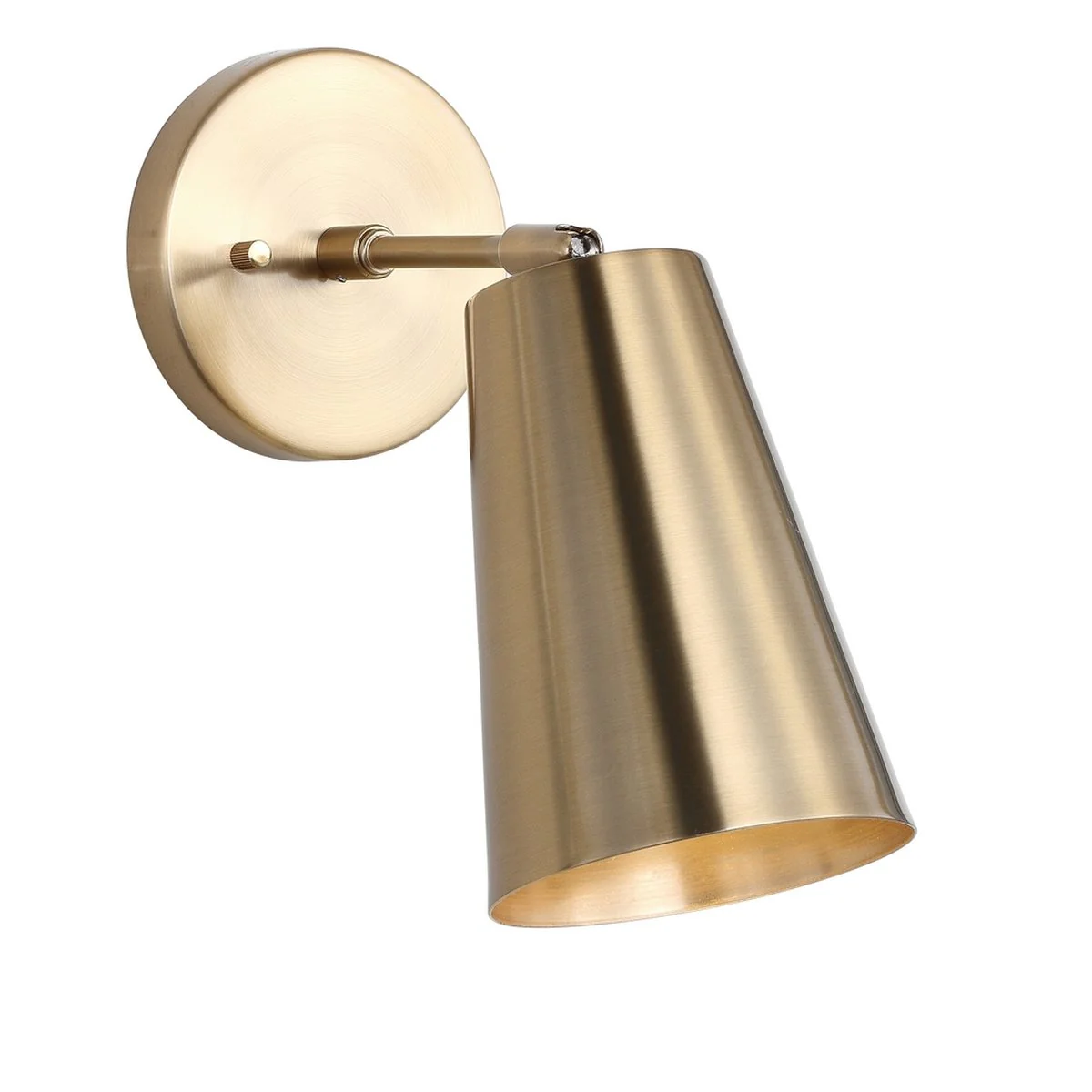 Safavieh Leonardo Wall Sconce - Brass Gold - Image 3