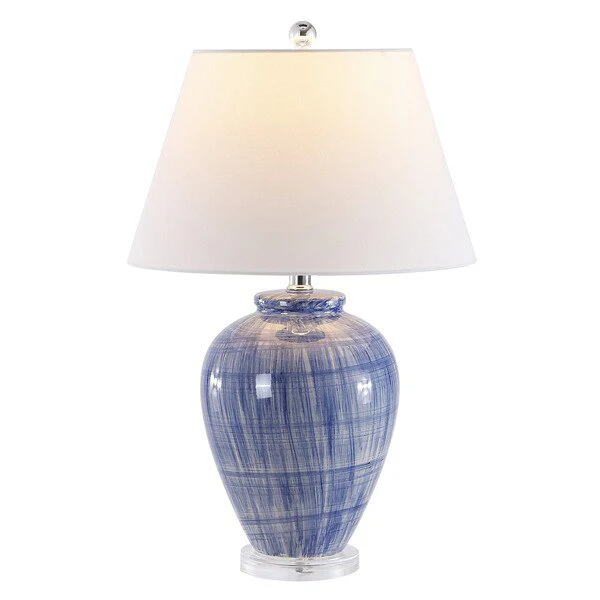 Safavieh Lerma Table Lamp - Blue Crackle - Image 2