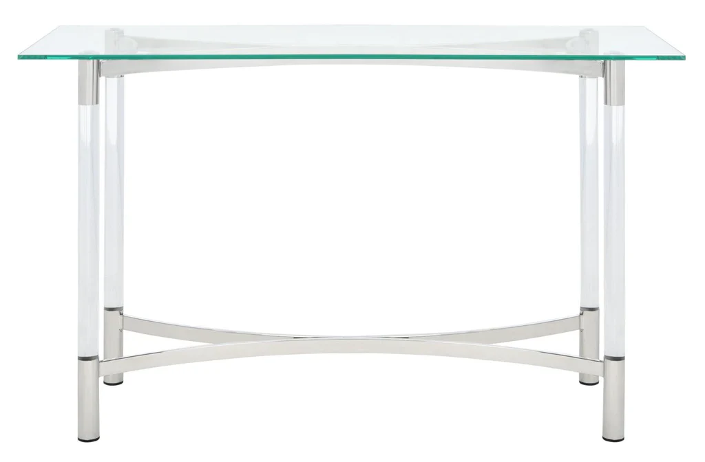 Safavieh Letty Acrylic Console Table - Silver - Image 2
