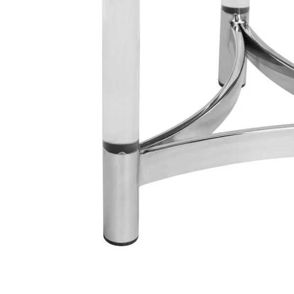 Safavieh Letty Round Acrylic End Table - Clear - Image 5