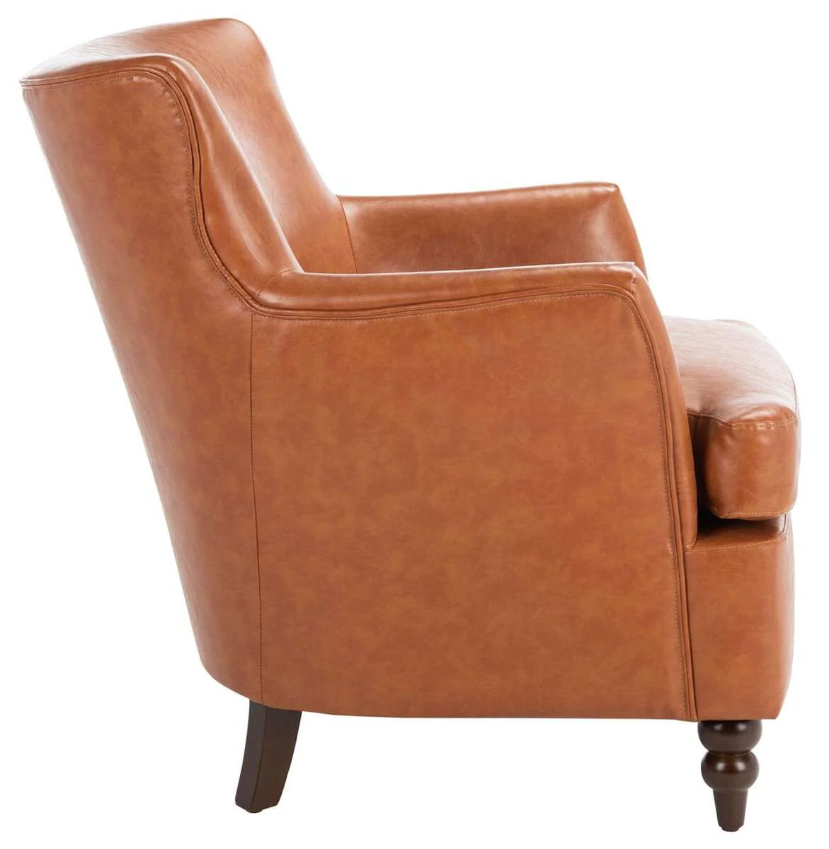 Safavieh Levin Accent Chair - Cognac - Image 4