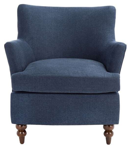 Safavieh Levin Accent Chair - Navy - Image 2