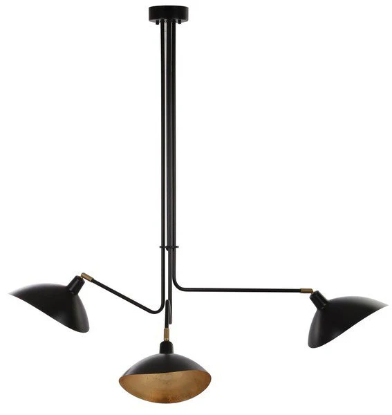 Safavieh Lewis Metal Pendant Lamp - Black - Image 2