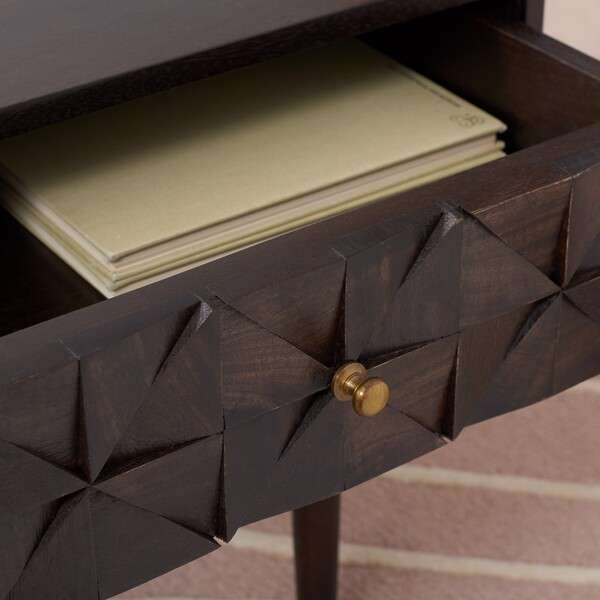 Safavieh Lexington Coffee Table - Walnut - Image 3