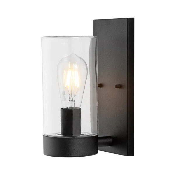 Safavieh Lianne Outdoor Wall Sconce/Black Set Of 2 - Black - Image 2