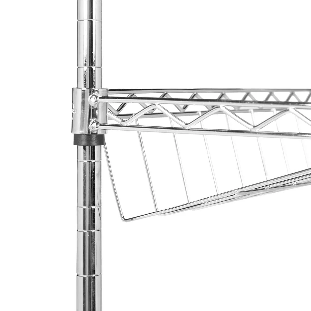 Safavieh Lidia Chrome Wire Adjustable Shoe Rack (29.5 In. W X 9.8 In. D X 33.5 In. H) - Chrome - Image 2