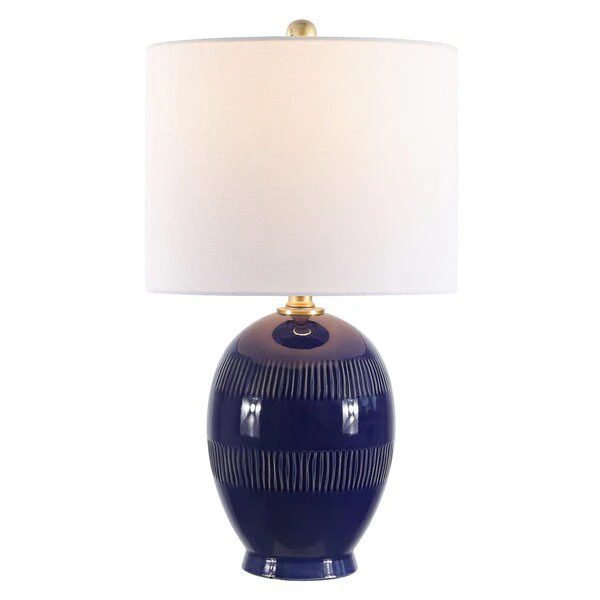 Safavieh Liney Table Lamp - Blue Crackle - Image 2