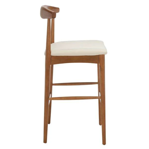 Safavieh Lionel Retro Bar Stool - Walnut - Image 3