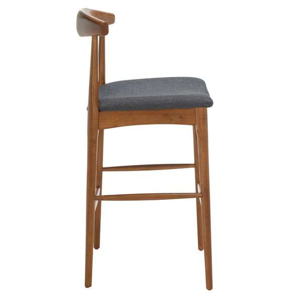 Safavieh Lionel Retro Bar Stool - Walnut - Image 3