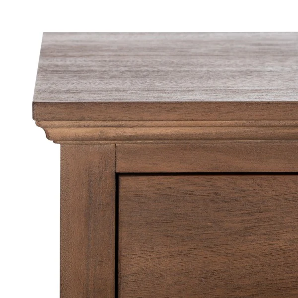 Safavieh Lisabet 1 Drawer Wd Nightstand - Brown - Image 4