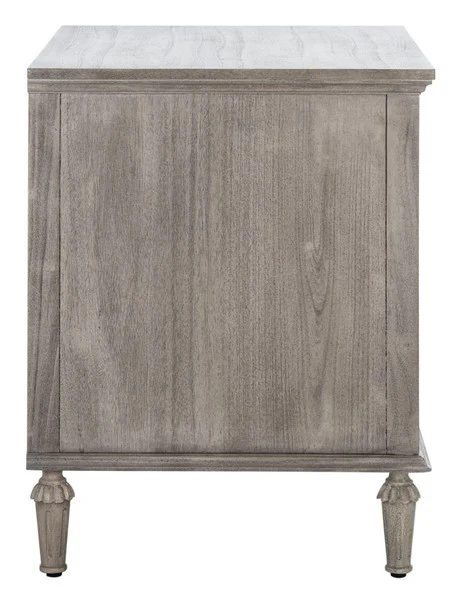 Safavieh Lisabet 1 Drawer Wd Nightstand - Light Gray - Image 4