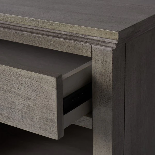 Safavieh Lisabet 1 Drawer Wd Nightstand - Light Gray - Image 5