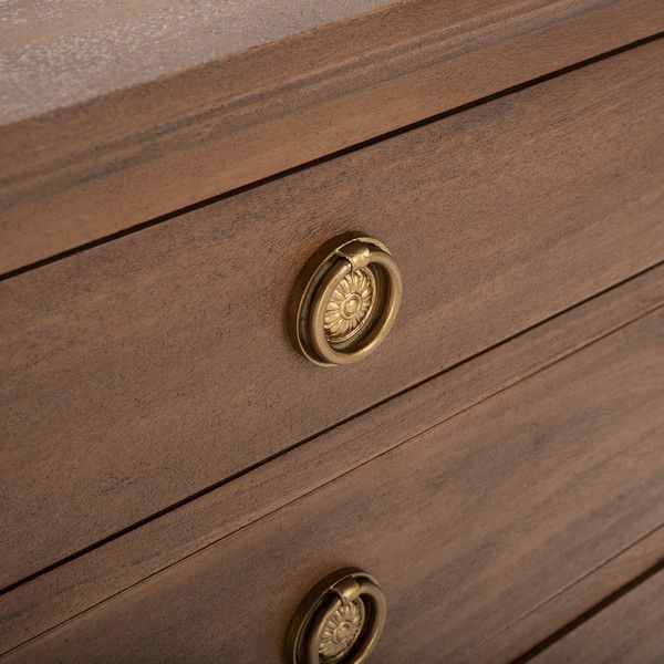 Safavieh Lisabet 3 Drawer Wd Nightstand - Brown - Image 5