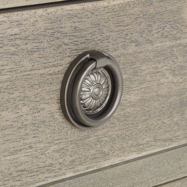 Safavieh Lisabet 3 Drawer Wd Nightstand - Light Gray - Image 4