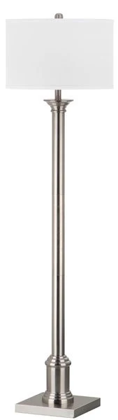 Safavieh Livia 60-Inch H Floor Lamp - Nickel - Image 2