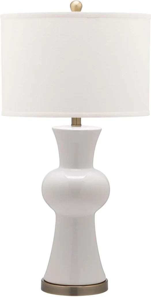 Safavieh Lola 30-Inch H Column Lamp Set Of 2 - White - Image 6