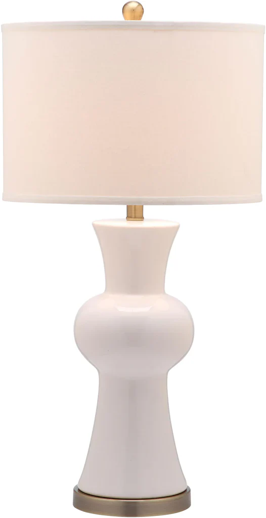 Safavieh Lola 30-Inch H Column Lamp Set Of 2 - White - Image 7