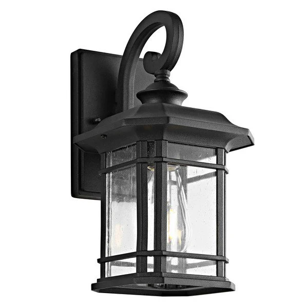 Safavieh Lolia Outdoor Wall Lantern - Black - Image 2