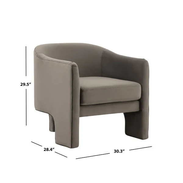 Safavieh Londyn Accent Chair - Dark Gray - Image 3