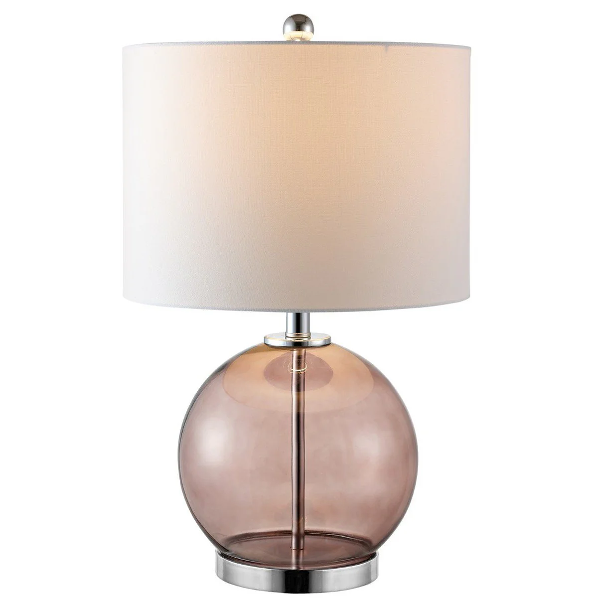 Safavieh Lonni Table Lamp Set Of 2 - Smoked Grey Glass - Image 3