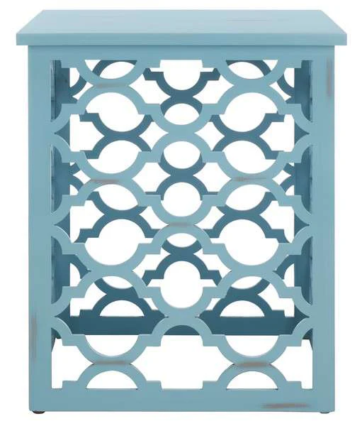 Safavieh Lonny End Table - Blue - Image 2