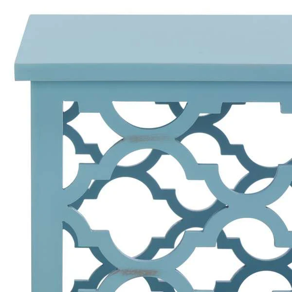 Safavieh Lonny End Table - Blue - Image 3