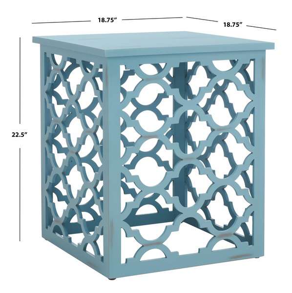 Safavieh Lonny End Table - Blue - Image 4