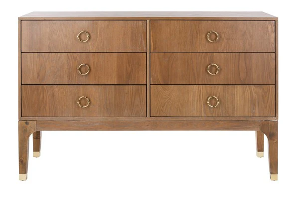Safavieh Lorna Contemporary Dresser - Rustic Oak - Image 2