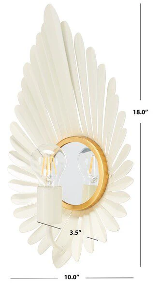 Safavieh Lorynn Wall Sconce Set Of 2 - Ivory - Image 3