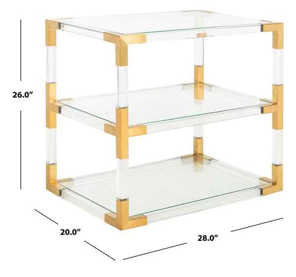 Safavieh Louisa End Table - Clear - Image 3