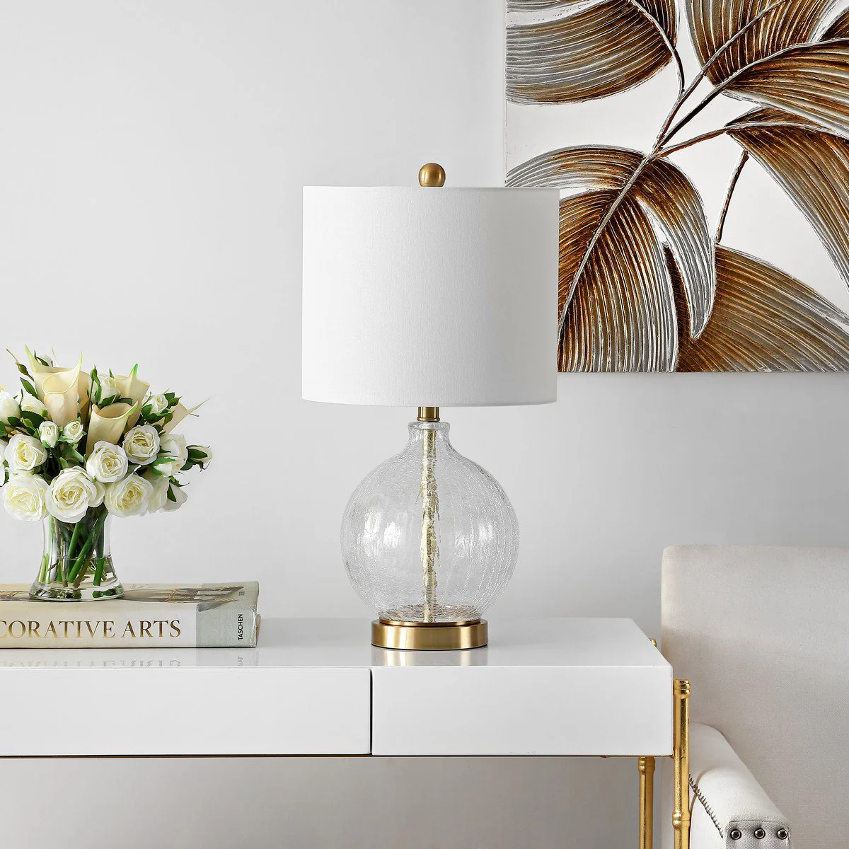Safavieh Lovell Glass Table Lamp - Clear - Image 3