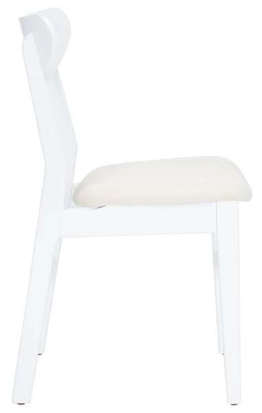Safavieh Lucca Retro Dining Chair Set Of 2 - White - Image 2