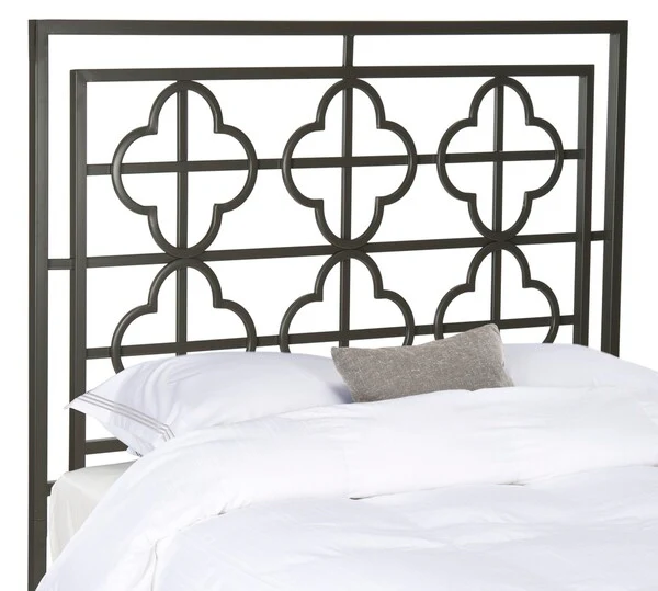 Safavieh Lucinda Headboard Queen Size - Gunmetal - Image 2