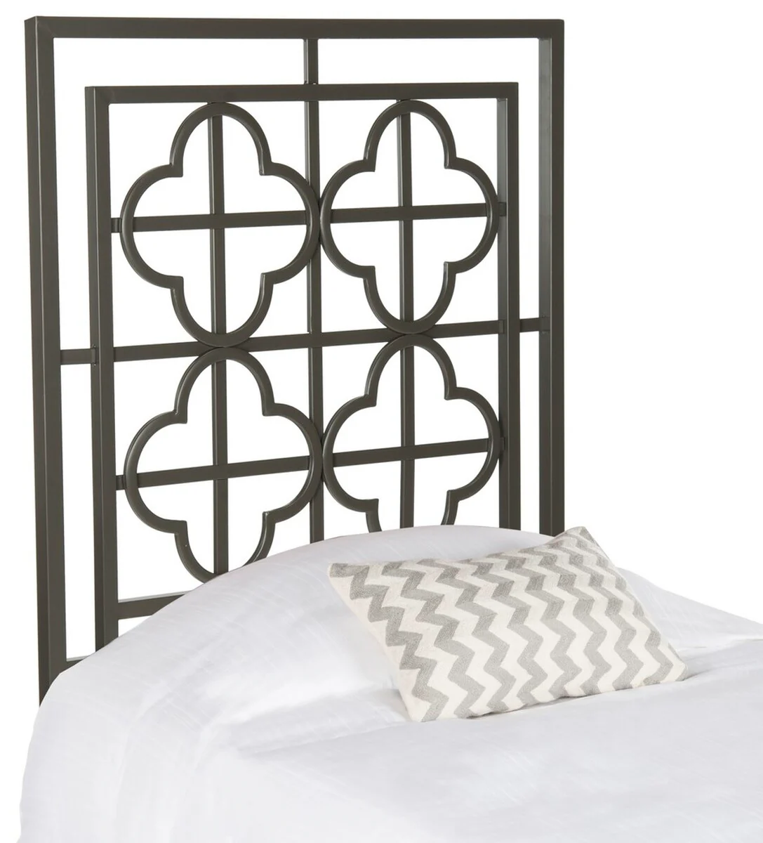 Safavieh Lucinda Headboard Twin Size - Gunmetal - Image 2