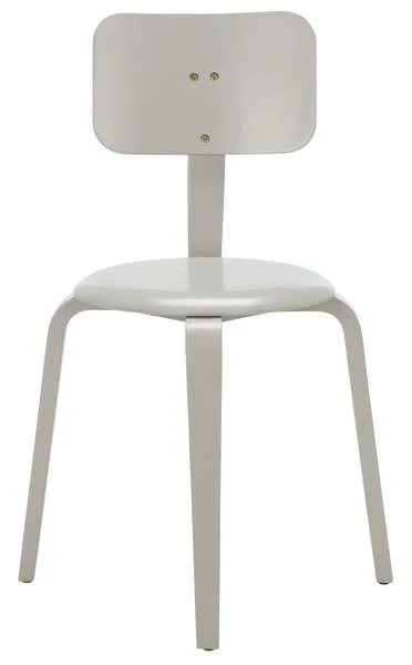 Safavieh Luella Stackable Dining Chair Set Of 2 - Gray - Image 2