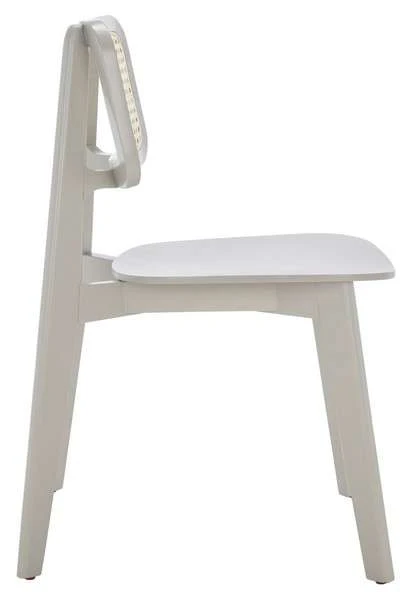 Safavieh Luz Cane Dining Chair Set Of 2 - Gray - Image 3