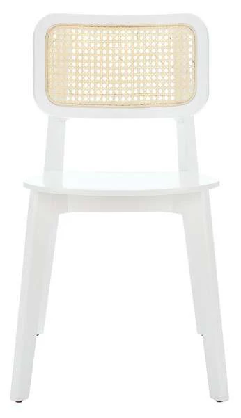 Safavieh Luz Cane Dining Chair Set Of 2 - White - Image 2