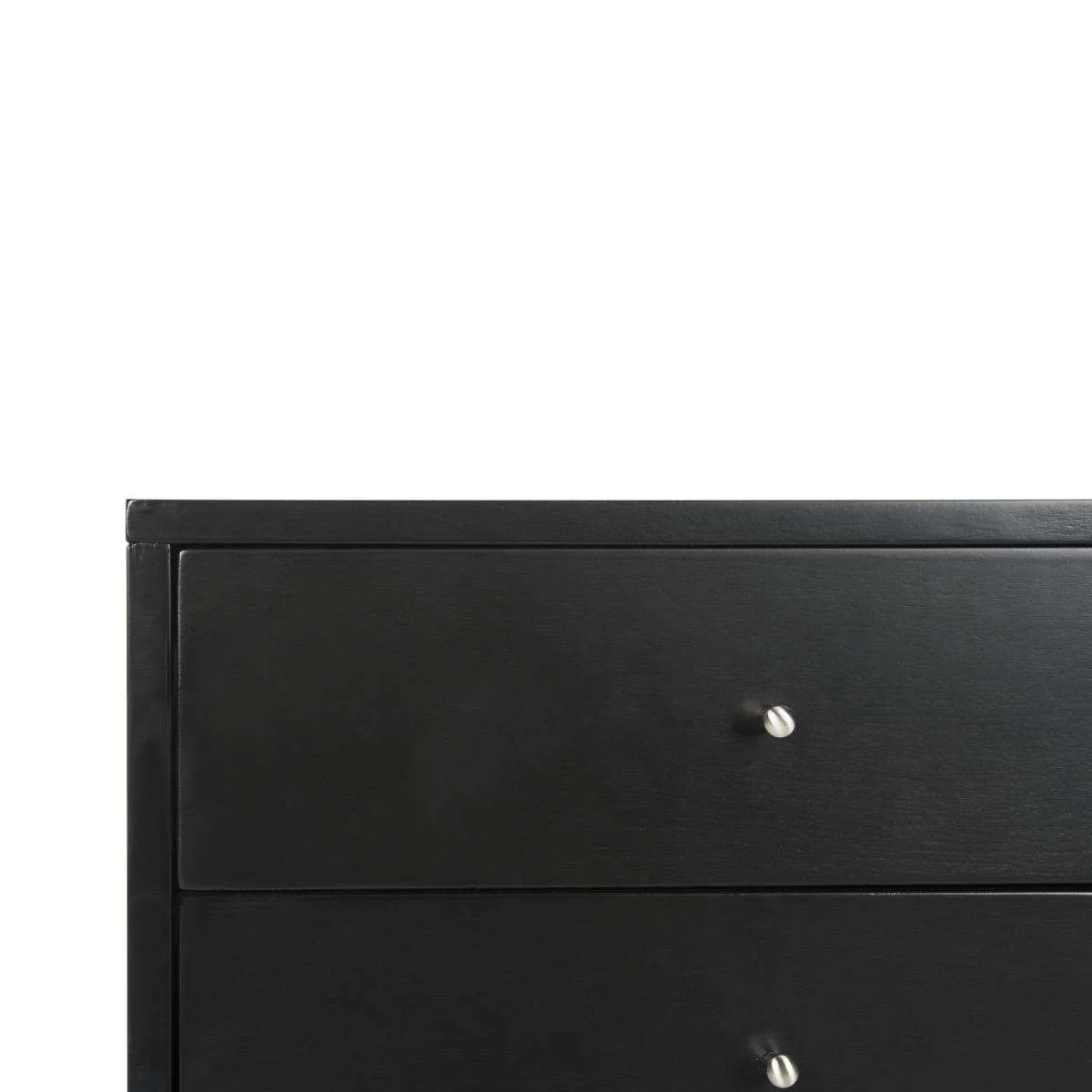 Safavieh Lyla Mid Century Retro Silver Cap Nightstand - Black - Image 3