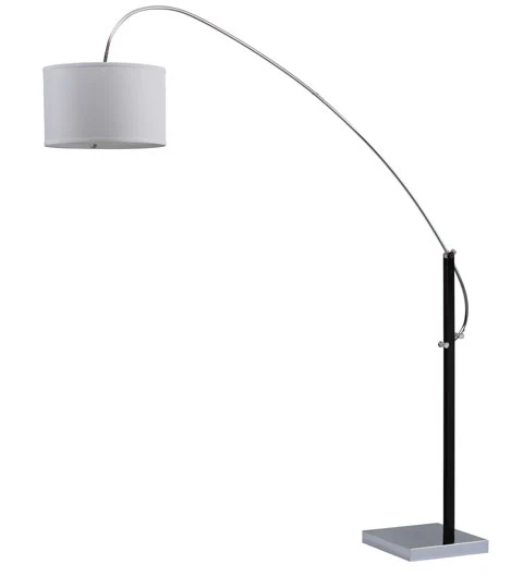 Safavieh Lyra 111 Inch H Adjustable Arc Floor Lamp - Chrome - Image 2