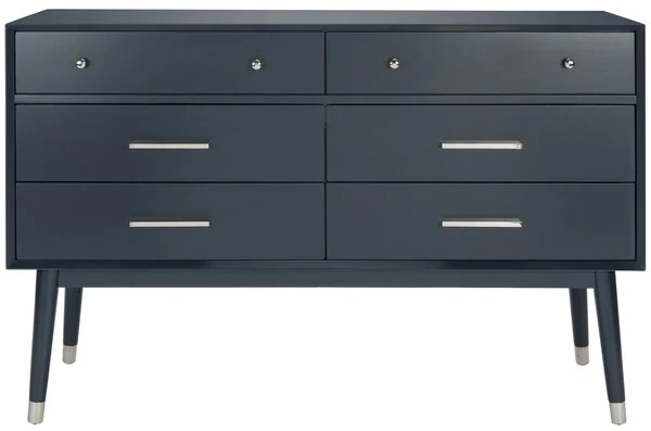 Safavieh Madden Retro Dresser - Navy and Silver - Image 2